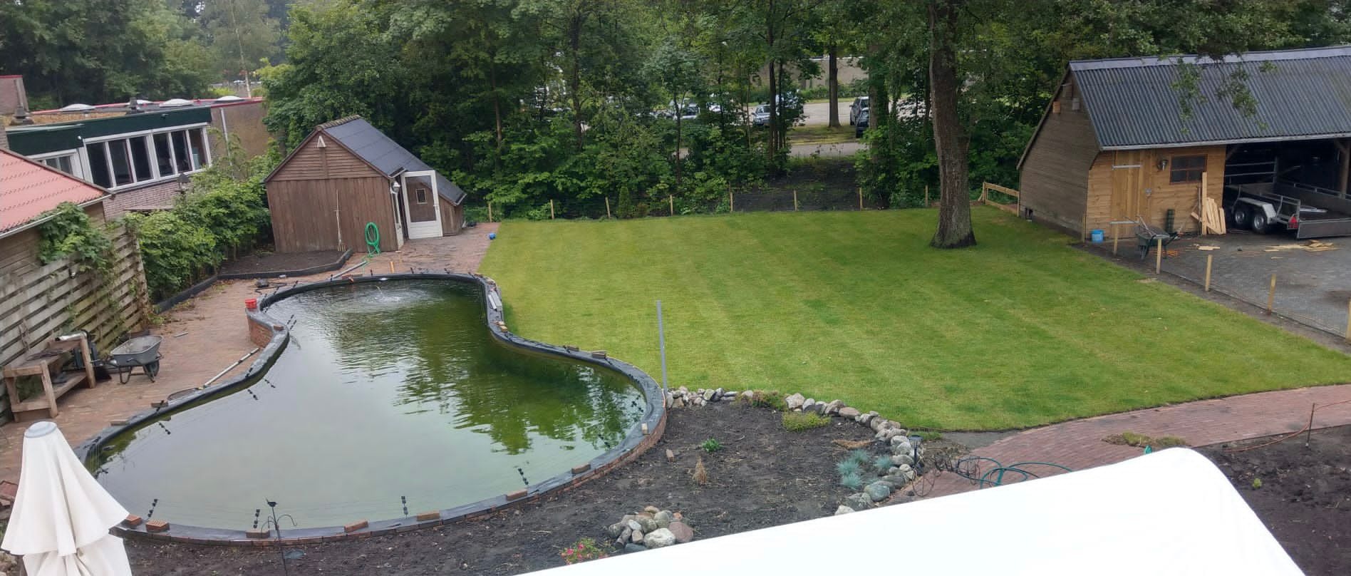 Koi vijver Surhuisterveen, foto 1